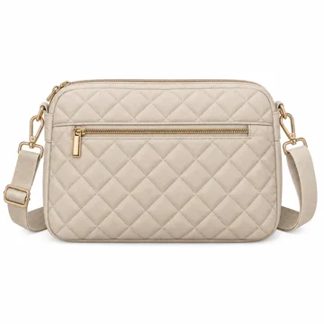 AI-generated style illustration for Gladdon Quilted Crossbody Purse for Women Trendy Shoulder Bags; not a retailer photograph