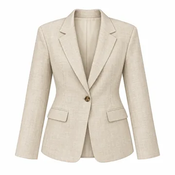 AI-generated style illustration for Lioness Women's La Quinta Blazer; not a retailer photograph
