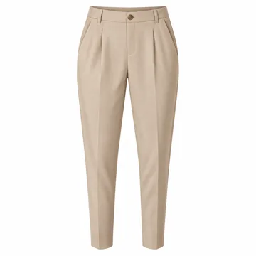 AI-generated style illustration for BTFBM Business Casual Outfits for Women Tapered Work Pants; not a retailer photograph