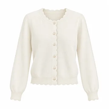AI-generated style illustration for GRECERELLE Cardigan Sweaters for Women Lightweight 2026 Fall Outfits; not a retailer photograph