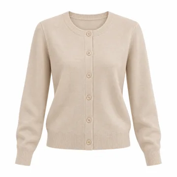 AI-generated style illustration for GRACE KARIN Knit Cardigan Sweaters for Women Lightweight Fall Outfits 2026; not a retailer photograph