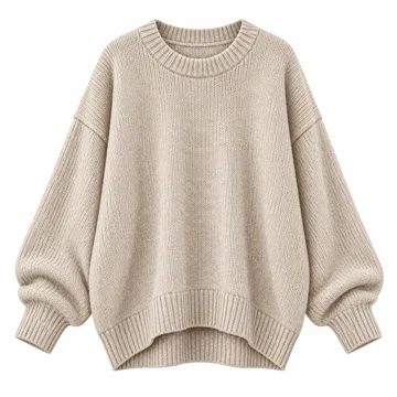 AI-generated style illustration for LILLUSORY Oversized Sweaters for Women 2026 Fall Fashion Outfits Clothes; not a retailer photograph
