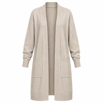 AI-generated style illustration for LILLUSORY Cardigan for Women Lightweight Cardigans Fall Fashion Outfits; not a retailer photograph