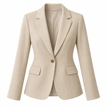 AI-generated style illustration for Kelyaa Womens Casual Blazer Long Sleeve Work Office Suit Jackets; not a retailer photograph