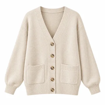 AI-generated style illustration for EVALESS Womens Lightweight Cardigan Sweaters Fall Outfits; not a retailer photograph